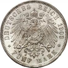 5 marcos 1903 D   "Bavaria"