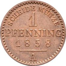 1 fenig 1858 A  
