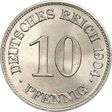 10 Pfennige 1904 E  