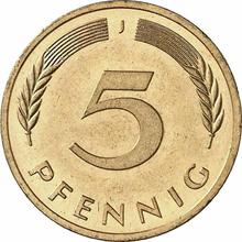 5 Pfennig 1975 J  