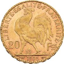 20 francos 1905 A  