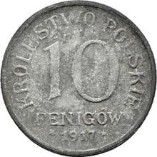 10 Pfennig 1917    "German eagle"