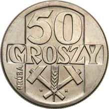 50 groszy 1958    "Młoty" (PRÓBA)