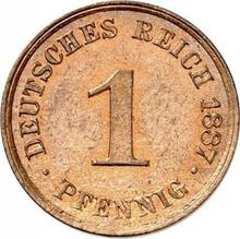 1 Pfennig 1887 J  
