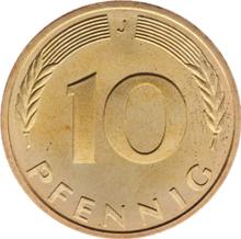10 Pfennige 1988 J  