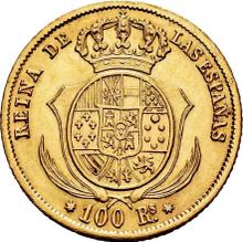 100 réales 1854   