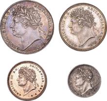 Coin set 1824    "Maundy"