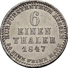 1/6 Thaler 1847   