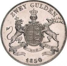 2 Gulden 1850   