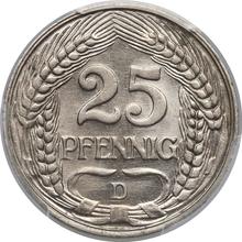 25 Pfennige 1912 D  