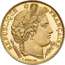 10 francos 1889 A  