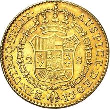 2 escudo 1813 M IJ 