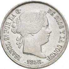 20 réales 1858   