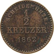 1/2 Kreuzer 1862   