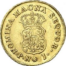 2 escudo 1768 PN J 