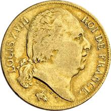 20 francos 1820 W  
