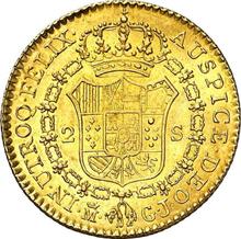 2 escudos 1819 M GJ 