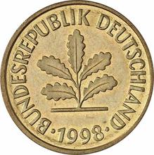 5 Pfennig 1998 F  