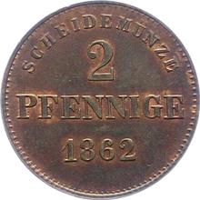 2 Pfennige 1862   