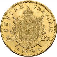 20 franków 1870 A  