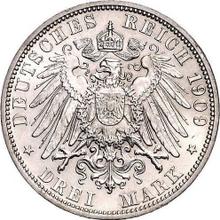 3 marki 1909 A   "Reuss-Greiz"