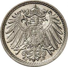 5 Pfennig 1895 F  