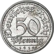50 fenigów 1919 D  