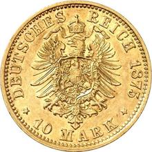 10 марок 1875 J   "Гамбург"