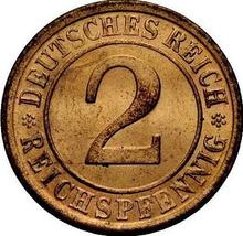 2 Reichspfennig 1925 A  