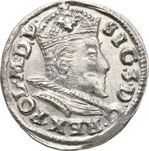 Трояк (3 гроша) 1596  IF  "Люблинский монетный двор"