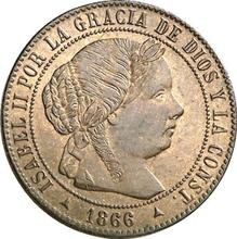 1/2 centimo de escudo 1866  OM 