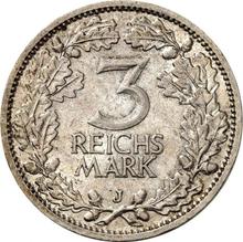 3 Reichsmarks 1931 J  