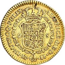 2 escudo 1774 NR JJ 
