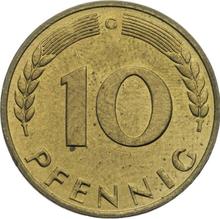 10 Pfennige 1950 G  