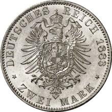 2 марки 1883 E   "Саксония"