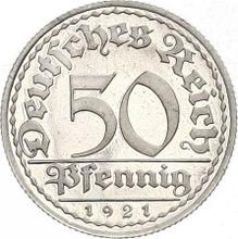 50 пфеннигов 1921 A  