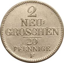 2 Neu Groschen 1853  F 
