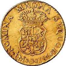 2 escudo 1762  JM 