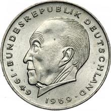 2 марки 1969 D   "Аденауэр"