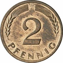 2 Pfennig 1962 J  