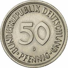 50 пфеннигов 1968 D  