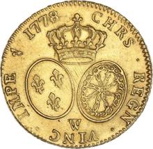 Double Louis d'Or 1778 W  