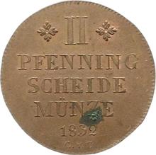 2 Pfennig 1832  CvC 