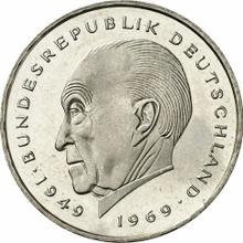 2 marcos 1987 J   "Konrad Adenauer"
