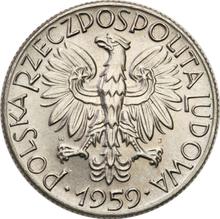 5 złotych 1959   WJ "Kopalnia" (PRÓBA)