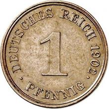 1 Pfennig 1902 J  