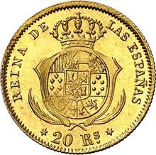 20 réales 1863   