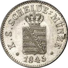 1 новый грош 1845  F 