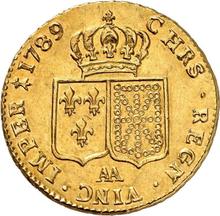 Podwójny Louis d'Or 1789 AA  