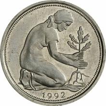 50 Pfennig 1992 D  